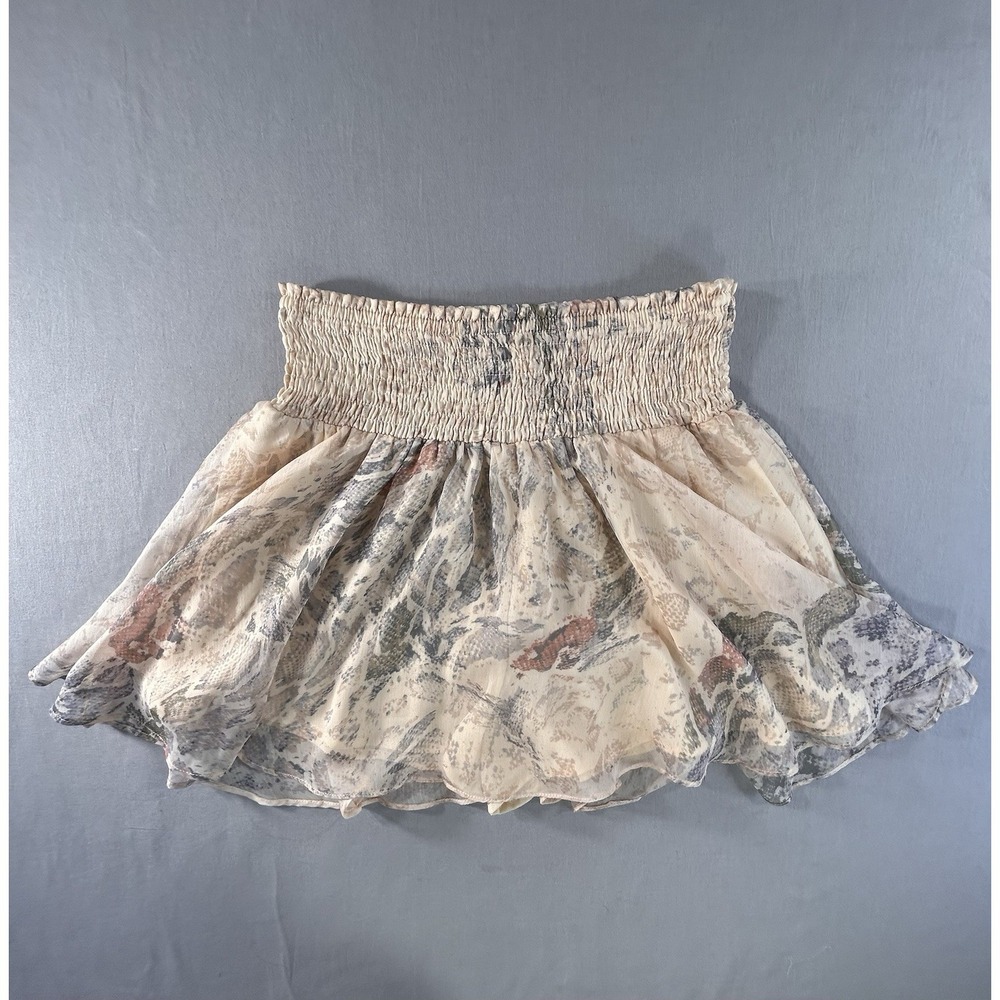 Karlie Skort Snake Print Smocked Waist Girls‎ Large Ballet